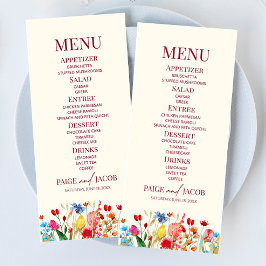 Wildflower Wilde Bloem Bloemen Tuin Bruiloft Voeds Menu