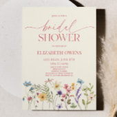 Wildflower Wilde Bloem Bloemen Vrijgezellenfeest Kaart