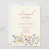 Wildflower Wilde Bloem Repetitie Diner Kaart (Voorkant)