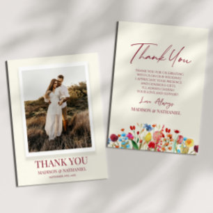 Wildflower Wilde Bloemen Bloemen Bloemen Tuin Aang Bedankkaart