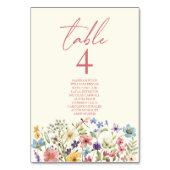 Wildflower Wilde Bloemen Bloemen Bloemen Tuin Brui Kaart (Voorkant)