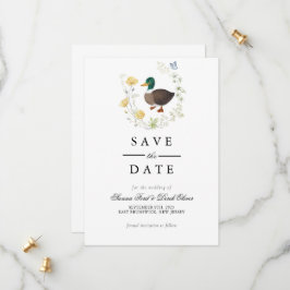 Wildflower Wilde Eend Huwelijk Save The Date