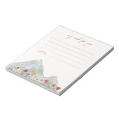 Wildflower Wish Notecards | Wildbloem Notitieblok (Linkerzijde)