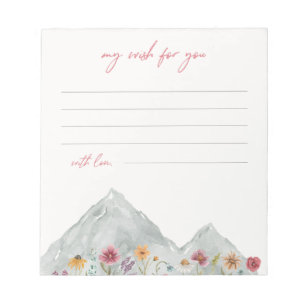 Wildflower Wish Notecards   Wildbloem Notitieblok