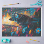 Wildflower Wolf Tissuepapier (Craft)