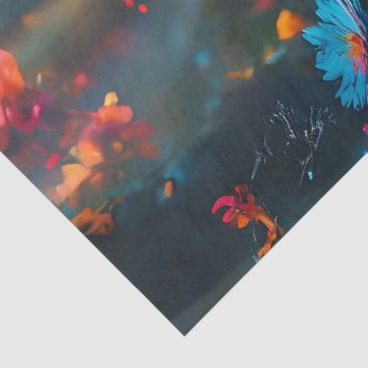 Wildflower Wolf Tissuepapier (Detail)