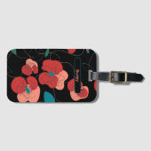 Wildflower Wonderland | Gestileerde Bloemen patroo Bagagelabel (Voorkant (horizontaal))