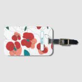 Wildflower Wonderland | Gestileerde Bloemen patroo Bagagelabel (Voorkant (horizontaal))