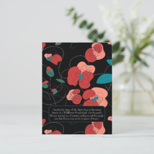 Wildflower Wonderland Gestileerde Bloemen patroo Briefkaart