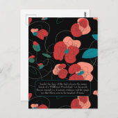 Wildflower Wonderland | Gestileerde Bloemen patroo Briefkaart (Voorkant / Achterkant)