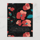 Wildflower Wonderland | Gestileerde Bloemen patroo Briefkaart (Voorkant)