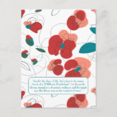 Wildflower Wonderland | Gestileerde Bloemen patroo Briefkaart (Voorkant)