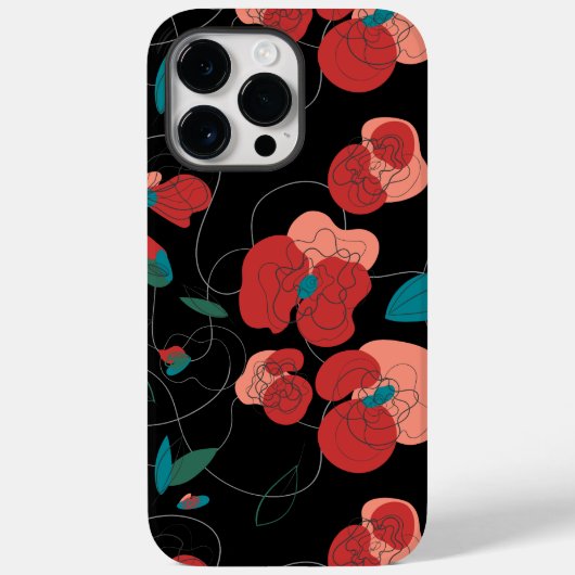 Wildflower Wonderland | Gestileerde Bloemen patroo Case-Mate iPhone Case (Achterkant)