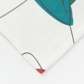 Wildflower Wonderland | Gestileerde Bloemen patroo Fleece Deken (Hoek)