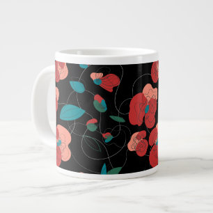Wildflower Wonderland Gestileerde Bloemen patroo Grote Koffiekop