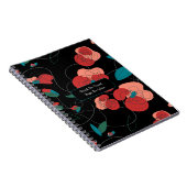 Wildflower Wonderland | Gestileerde Bloemen patroo Notitieboek (Rechterzijde)