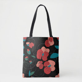 Wildflower Wonderland | Gestileerde Bloemen patroo Tote Bag