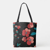 Wildflower Wonderland | Gestileerde Bloemen patroo Tote Bag (Achterkant)