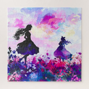 Wildflower Wonderland Waterverf Legpuzzel