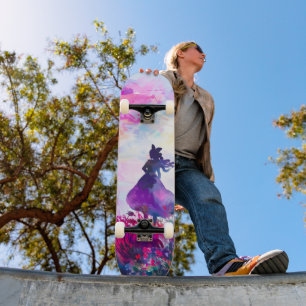 Wildflower Wonderland Waterverf Persoonlijk Skateboard