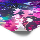 Wildflower Wonderland Waterverf Poster (Hoek)