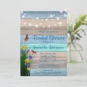 Wildflower Wood Vrijgezellenfeest Design Kaart (Staand voorkant)