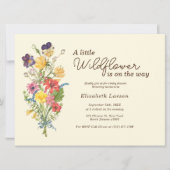 Wildflower Woodland Baby Shower  Kaart (Voorkant)