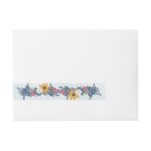 Wildflower Wraparound adreslabel Wikkel (Voorkant)