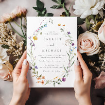 Wildflower Wreath Wedding