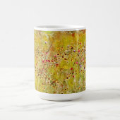 Wildflower Yellow Flower Abstracte Kunst Mok Cup (Center)