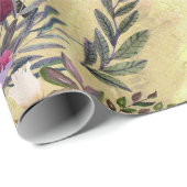 Wildflower Zebra Cadeaupapier (Rol Hoek)