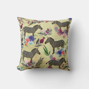 Wildflower Zebra Kussen