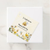 Wildflower Zo zoete bij Een 1e Bijendag Verjaardag Bedankjes Labels (In situ)