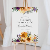 Wildflower zonnebloem koppels Vrijgezellenfeest te Poster