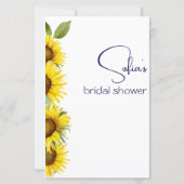 Wildflower zonnebloem vrijgezellenfeest partij spe (Achterkant)