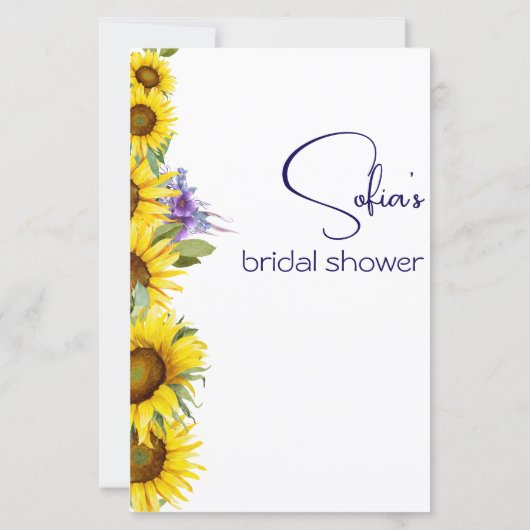 Wildflower zonnebloem vrijgezellenfeest spel jurk (Achterkant)