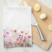 Wildflowers 2 keukenhanddoek (Quarter Fold)