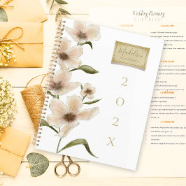 Wildflowers Aangepaste naam  Bloemenstempel Planner