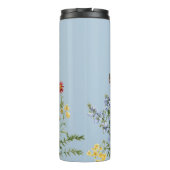 Wildflowers & Add your name Thermal Tumbler Thermosbeker (Achterkant)