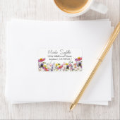 Wildflowers Adreslabel Etiket (Insitu)