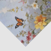 Wildflowers and Butterflies Decoupage Tissue Paper Tissuepapier (Detail)
