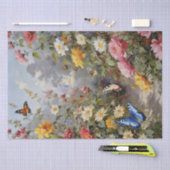 Wildflowers and Butterflies Decoupage Tissue Paper Tissuepapier (Craft)