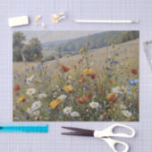 Wildflowers and Butterflies Decoupage Tissue Paper Tissuepapier (Craft)