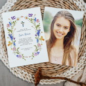 Wildflowers and Butterflies Fotobevestiging Kaart