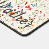 Wildflowers and Butterflies Monogram Bureaumat (Hoek)