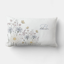 Wildflowers and butterfly kussen