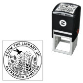Wildflowers and Hummingbird Library Boeknaam Zelfinktende Stempel (In situ)