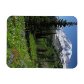 Wildflowers at Mount Rainier Magneet (Horizontaal)