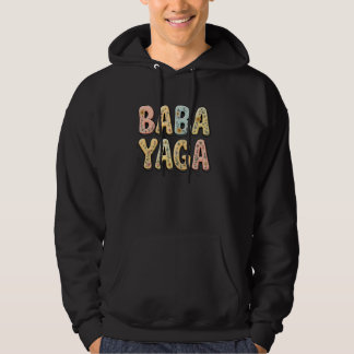 Wildflowers Baba Yaga Floral Moederdag Baba Yag Hoodie