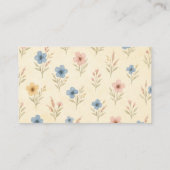 Wildflowers Baby in Bloom Baby Informatiekaartje (Achterkant)